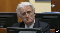 Radovan Karadžić tokom izricanje presude u Haškom tribunalu, 24. marta 2016.