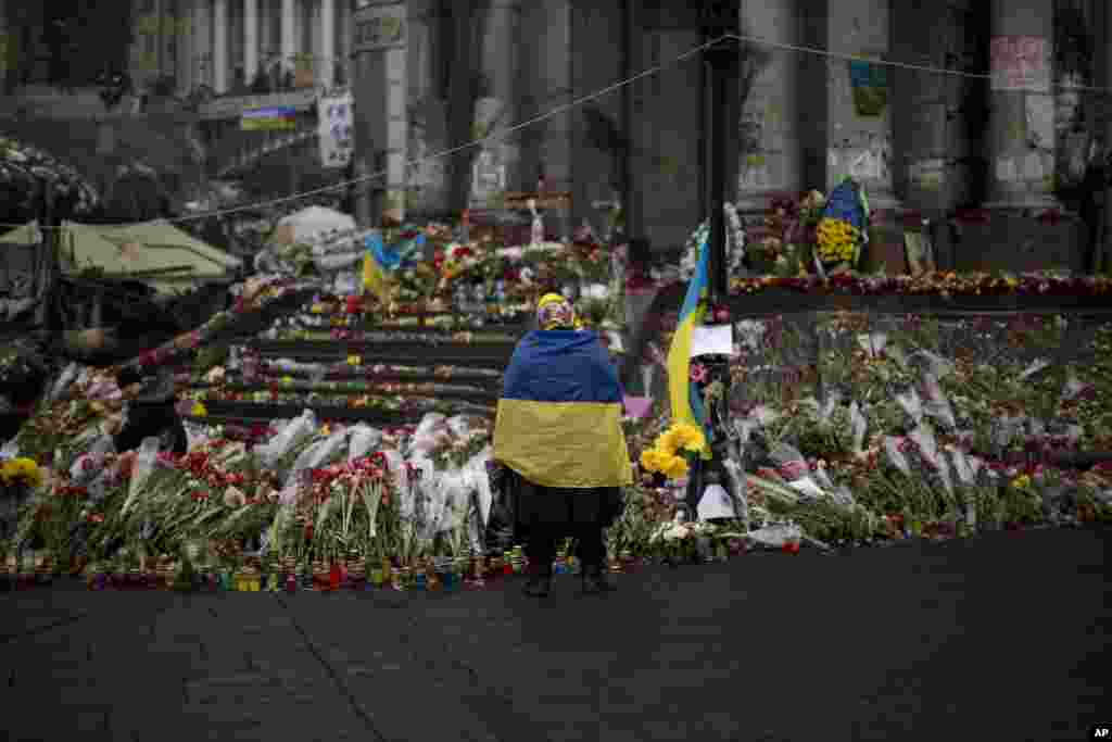 Kiyevning Mustaqillik maydoni, Ukraina.