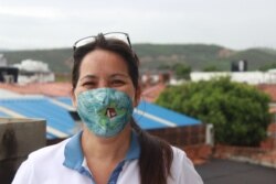 Ana María Echezuría es una venezolana que trabajó en la confección de los tapabocas. [Foto: Fernando Hernández]