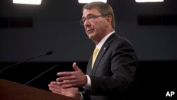 FILE - U.S. Defense Secretary Ash Carter.