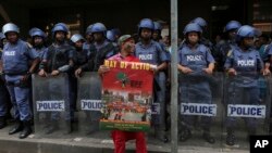 La police à Prétoria, 2 novembre 2016.