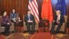 习近平和夫人在阿拉斯加州会晤美国阿拉斯加州州长沃克（2017年4月7日）