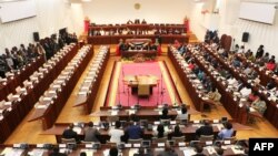 L'assemblée nationale mozambicaine, à Maputo, 12 janvier 2015.