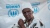 L'Éthiopienne Asafu Alamaya, une aveugle de 80 ans qui a fui le conflit du Tigré, est assise dans son abri de fortune au camp de réfugiés d'Um Raquba dans l'État de Gedaref, dans l'est du Soudan, le 12 décembre 2020.