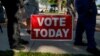 Pemilihan pendahuluan Super Tuesday di McAllen, Texas, AS, 5 Maret 2024. (Foto: REUTERS/Cheney Orr)