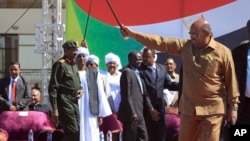 Le président soudanais Omar al-Bashir à Khartoum, au Soudan, le mercredi 9 janvier 2019.