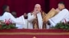 Pope urges 'all people of all nations' to silence arms and overcome divisions in Christmas address