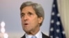 U.S. Secretary of State John Kerry speaks during a media appearance with British Foreign Secretary William Hague, Wednesday, June 12, 2013, at the State Department in Washington.