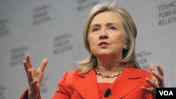 Lla secretaria de Estado, Hillary Clinton, dijo que Washington no ve el surgimiento de China como una amenaza.