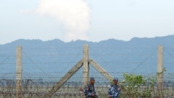 ရသေ့တောင်က နယ်ခြားစောင့်စခန်းနှစ်ခု ရုပ်သိမ်းအပြီးမှာ မီးရှို့ခံရ