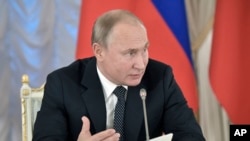 FILE - Russian President Vladimir Putin.