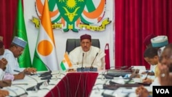 Ganawar da Bazoum Mohamed da shugabanin kungiyoyin farar hula 