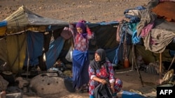 Comunidades nómadas en Marruecos dicen que el cambio climático está afectando su modo de vida milenario con continuas sequías y un calor más intenso. Foto del 2 de septiembre de 2022.