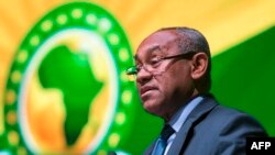 Ahmad Ahmad, lors de la 40e Assemblée générale, Casablanca, Maroc, 2 février 2018.