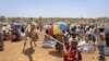 ILUSTRASI - Anak-anak berdiri di tempat distribusi makanan di kota Adi Mehameday, wilayah Tigray barat Ethiopia, Sabtu, 28 Mei 2022. (Claire Nevill/WFP via AP)