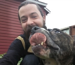 Luke Vincent is pictured with his dog, Bea. (Courtesy - Luke Vincent)