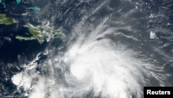 Badai Tropis Matthew, hasil pemotretan satelit Suomi NPP milik NASA-NOAA pada 17:00 GMT (1pm ET) 29 September 2016. (NOAA/NASA Goddard)