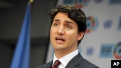Le Premier ministre canadien Justin Trudeau. C'est lui qui présidera la cinquième Conférence triennale de reconstitution des ressources du Fonds mondial de lutte contre le sida, la tuberculose et le paludisme à Montréal, dans le province de Québec.