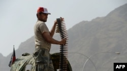 پلیس مرزبان افغانستان در نزدیکی مرز پاکستان