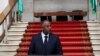 Patrick Achi, le secrétaire général de la présidence, lors de l'annonce du nouveau gouvernement au palais présidentiel à Abidjan, Côte d'Ivoire le 10 juillet 2018. REUTERS / Luc Gnago - RC113B07E480