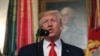 El presidente de EE.UU., Donald Trump, habla en la Sala Diplomática de la Casa Blanca, en Washington, el sábado 27 de octubre de 2019, anunciando la muerte del líder de ISIS, Abu Bakr al-Baghdadi en una operación de fuerzas especiales de EE.UU. en Siria.