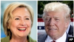 Dua Capres AS, Hillary Clinton dari Partai Demokrat dan Donald Trump dari Partai Republik (foto: dok).