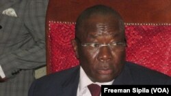 Le président de l'Assemblée nationale centrafricaine, Karim Meckassoua, à Bangui, Cenrafrique, 6 mai 2016. (VOA/Freeman Sipila) 