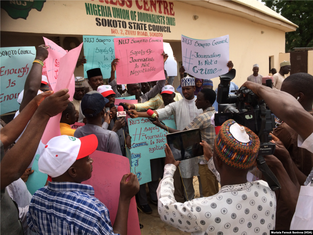 Kungiyar 'Yan Jaridu Sun Yi Zanga Zanga A Sokoto