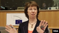 Kepala kebijakan Luar Negeri Uni Eropa, Catherine Ashton.