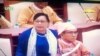 NLD ပုလဲမြို့နယ်မဲဆန္ဒ နယ် ပြည်သူ့လွှတ်တော်ကိုယ်စားလှယ် ဒေါ်ခင်စန်းလှိုင်မှ အရေးကြီးအဆိုတင်သွင်းနေစဉ်
