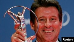 Sebastian Coe, président de la Fédération internationale d'athlétisme (IAAF) 