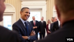 El presidente Obama, elogió a los estadounidenses de la NASA y los socorristas de las empresas privadas que ayudaron en Chile.