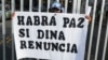 Perú amplía el estado de emergencia ante propagación de protestas