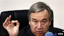 Komisaris Tinggi UNHCR, Antonio Guterres, menawarkan bantuan mediasi warga Budha dan Muslim di Burma.