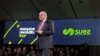 Le groupe responsable de la gestion de l'eau et des déchets, Jean-Louis Chaussade, président de Suez Environnement, a pris la parole le 12 mars 2015.
