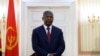 Presidente angolano, Joao Lourenço, no palácio presidencial