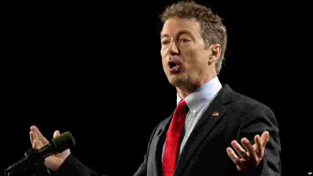 Le Dr Randal Howard "Rand" Paul est un médecin. Depuis 2011, Rand Paul a servi au Sénat pour le Kentucky. Il est le fils de Ron Paul
