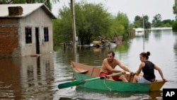 En 2010 una fuerte inundación también afectó localidades cerca a la capital de Uruguay, Montevideo.