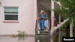 Area flooded from Hurricane Idalia in Tarpon Springs