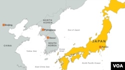 Map of Japan.