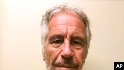 his March 28, 2017, file photo, provided by the New York State Sex Offender Registry shows Jeffrey Epstein. 