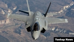 미국 록히드마틴 사가 제작한 차세대 스텔스 전투기 F-35A.