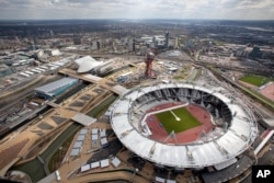 Londondagi Olimpiya parki, 16-aprel, 2012-yil.