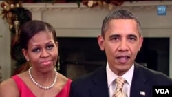 Presiden Amerika Barack Obama dan Ibu Negara Michelle Obama (Foto: dok).