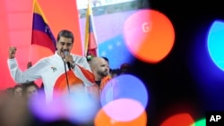 ARCHIVO- El presidente de Venezuela, Nicolás Maduro, captado el 3 de diciembre luego de los resultados sobre un referendo por reclamo de su país sobre la región del Esequibo, controlada por Guyana.