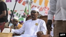 Chad's president Mahamat Idriss Deby Itno (Photo by Issouf SANOGO / AFP)
