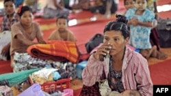 မြောက်ဦးမြို့ စစ်ရှောင်ဒုက္ခသည်စခန်းမြင်ကွင်း