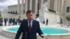 Food Marketing Institute lawyer Evan Young speaks to reporters outside the Supreme Court after the high court heard arguments in the supermarket trade association’s case Monday, April 22, 2019, in Washington. FMI is arguing that the government…