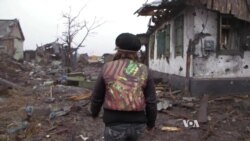 In Ukraine's Nikishino, No House Untouched by Fighting