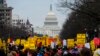 Protesters in US Rally Against Prospect of War With Iran 